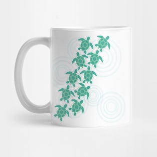 Swimming Turtles Mug